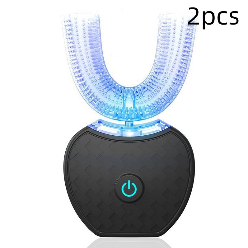 Spazzolino Elettrico Intelligente 360° a U – Igiene Orale Profonda, Impermeabile, Ricarica USB